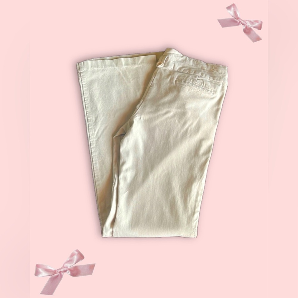 Chelsea khaki straight cut pants - Medium